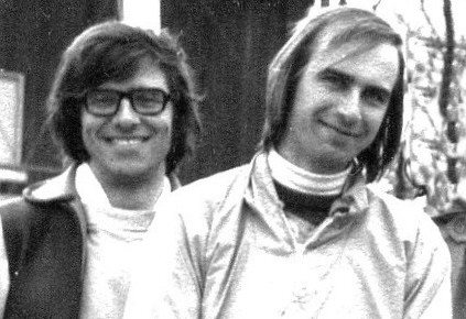 Keith and Patrick (AKA Wayne & Garth) at the Welsh Harp, c1973